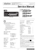 Предварительный просмотр 1 страницы Clarion DB188RMP Service Manual