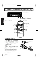 Предварительный просмотр 6 страницы Clarion DB235 Owner'S Manual