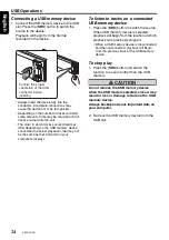 Preview for 24 page of Clarion DB285USB Owner'S Manual