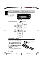 Предварительный просмотр 8 страницы Clarion DB348RMP Owner'S Manual