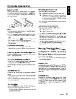 Предварительный просмотр 13 страницы Clarion DB355MP Owner'S Manual