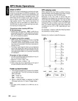 Предварительный просмотр 14 страницы Clarion DB355MP Owner'S Manual