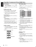 Preview for 16 page of Clarion DB566USB Owner'S Manual