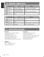 Preview for 22 page of Clarion DB566USB Owner'S Manual