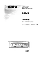 Clarion DBZ45 Owner'S Manual preview