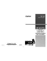 Clarion DRX6575z Owner'S Manual preview