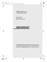 Preview for 1 page of Clarion DUZ385SAT Owner'S Manual