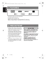 Предварительный просмотр 4 страницы Clarion DUZ386MP Owner'S Manual