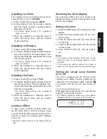 Предварительный просмотр 9 страницы Clarion DX425 Owner'S Manual