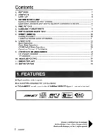 Preview for 2 page of Clarion DXZ365MP Owner'S Manual