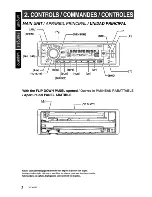 Предварительный просмотр 3 страницы Clarion DXZ365MP Owner'S Manual