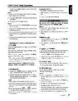 Preview for 17 page of Clarion DXZ365MP Owner'S Manual