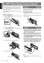 Preview for 8 page of Clarion DXZ366MP Owner'S Manual