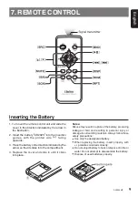 Preview for 9 page of Clarion DXZ366MP Owner'S Manual