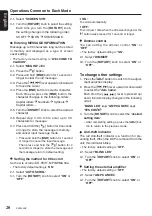 Preview for 20 page of Clarion DXZ366MP Owner'S Manual