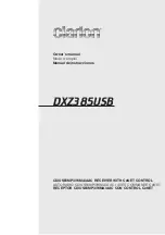 Clarion DXZ385 Owner'S Manual предпросмотр