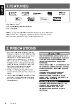 Preview for 4 page of Clarion DXZ385 Owner'S Manual