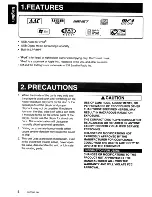 Preview for 4 page of Clarion DXZ385US8 Owner'S Manual