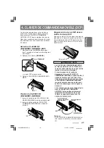 Предварительный просмотр 10 страницы Clarion DXZ548RMP (French) Manuel Du Propriétaire