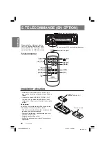 Предварительный просмотр 11 страницы Clarion DXZ548RMP (French) Manuel Du Propriétaire