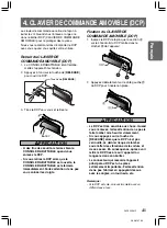 Предварительный просмотр 10 страницы Clarion DXZ658RMP (French) Mode D'Emploi