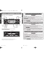 Preview for 2 page of Clarion DXZ675USB Owner'S Manual