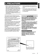 Preview for 3 page of Clarion DXZ6SSMP Owner'S Manual