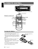 Предварительный просмотр 6 страницы Clarion DXZ735MP Owner'S Manual