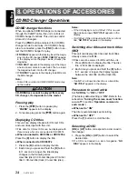 Preview for 20 page of Clarion DXZ735MP Owner'S Manual