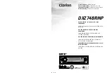 Clarion DXZ748RMP Owner'S Manual preview