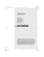 Предварительный просмотр 1 страницы Clarion DXZ788RUSB Owner'S Manual