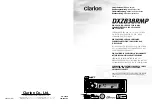 Clarion DXZ838RMP (German) Bedienungsanleitung preview