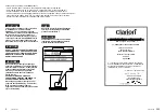 Предварительный просмотр 2 страницы Clarion DXZ838RMP (German) Bedienungsanleitung