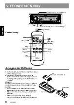 Предварительный просмотр 11 страницы Clarion DXZ838RMP (German) Bedienungsanleitung