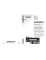 Предварительный просмотр 1 страницы Clarion DXZ948RMP Owner'S Manual