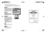 Preview for 2 page of Clarion DXZ958RMC Owner'S Manual