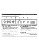 Preview for 5 page of Clarion eqs750 Owner'S Manual