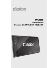 Предварительный просмотр 1 страницы Clarion FX109 User Manual