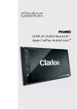 Предварительный просмотр 1 страницы Clarion FX450 Manual