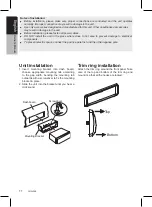 Предварительный просмотр 12 страницы Clarion FZ104PAE Owner'S Manual & Installation Manual