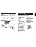 Предварительный просмотр 3 страницы Clarion FZ105 Owner'S Manual