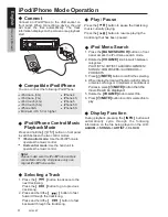 Preview for 10 page of Clarion FZ105BT Owner'S Manual And Installation Instructions