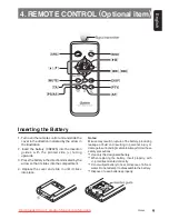 Preview for 9 page of Clarion FZ409E Owner'S Manual