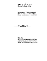 Preview for 1 page of Clarion FZ501 Owner'S Manual & Installation Manual