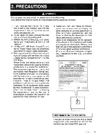 Preview for 5 page of Clarion FZ501 Owner'S Manual & Installation Manual