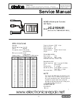 Clarion JC-215H-51 Service Manual preview