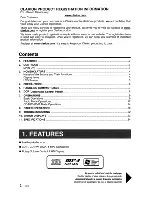 Предварительный просмотр 2 страницы Clarion M275 Owner'S Manual