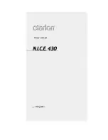 Preview for 64 page of Clarion N.I.C.E. 430 Owner'S Manual