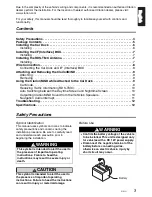 Preview for 3 page of Clarion NK1U Installation And Wire Connection Manual