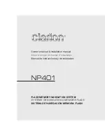 Clarion NP401 Owner'S Manual & Installation Manual preview